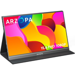 ARZOPA Portable Monitor, 15.6'' 1080P FHD Laptop Monitor USB C HDMI Computer Display $66.99