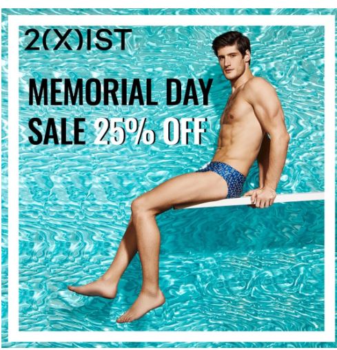 2(X)IST: 25% Off Full-Priced Items + Buy One (Anything), Get One Cotton Stretch Box Brief 2-Pack for Free