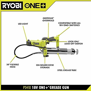 Ryobi grease gun new arrivals kit