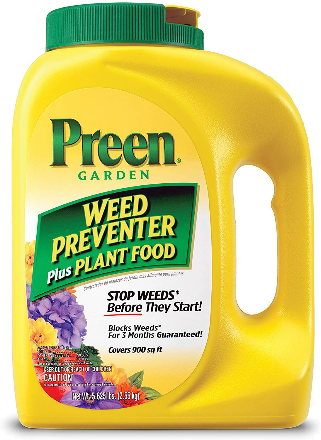 Amazon.com : $6.35 Preen 2164116 Garden Weed Preventer Plant Food, 5.625 lb. Covers 900 sq. ft : Weed Killers : Garden & Outdoor