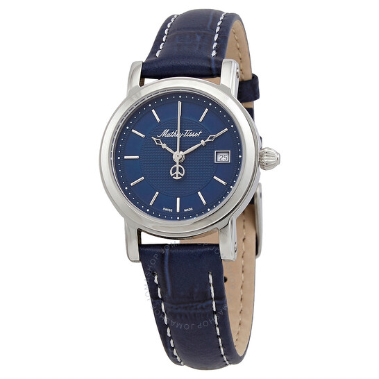 MATHEY-TISSOT City Quartz Blue Dial Ladies Watch $64 with CODE "MD15" + $5.99 Shipping