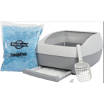 PetSafe Deluxe Crystal Cat Litter Box System + 2-Pack Blue Crystal Litter $36.33 + Free Shipping