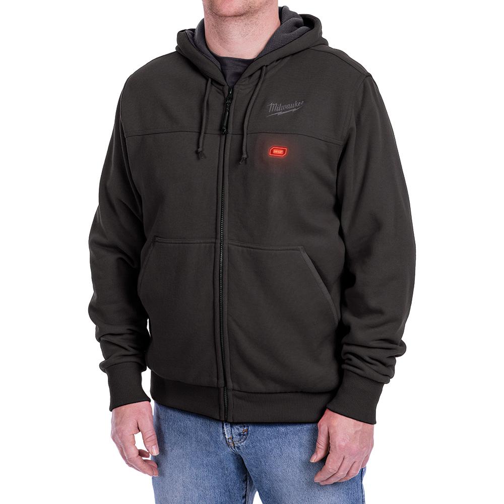 Milwaukee Men's M12 12-Volt Lithium-Ion Cordless Heated Hoodie with (1) 1.5Ah Battery and Charger or hoodie only $129