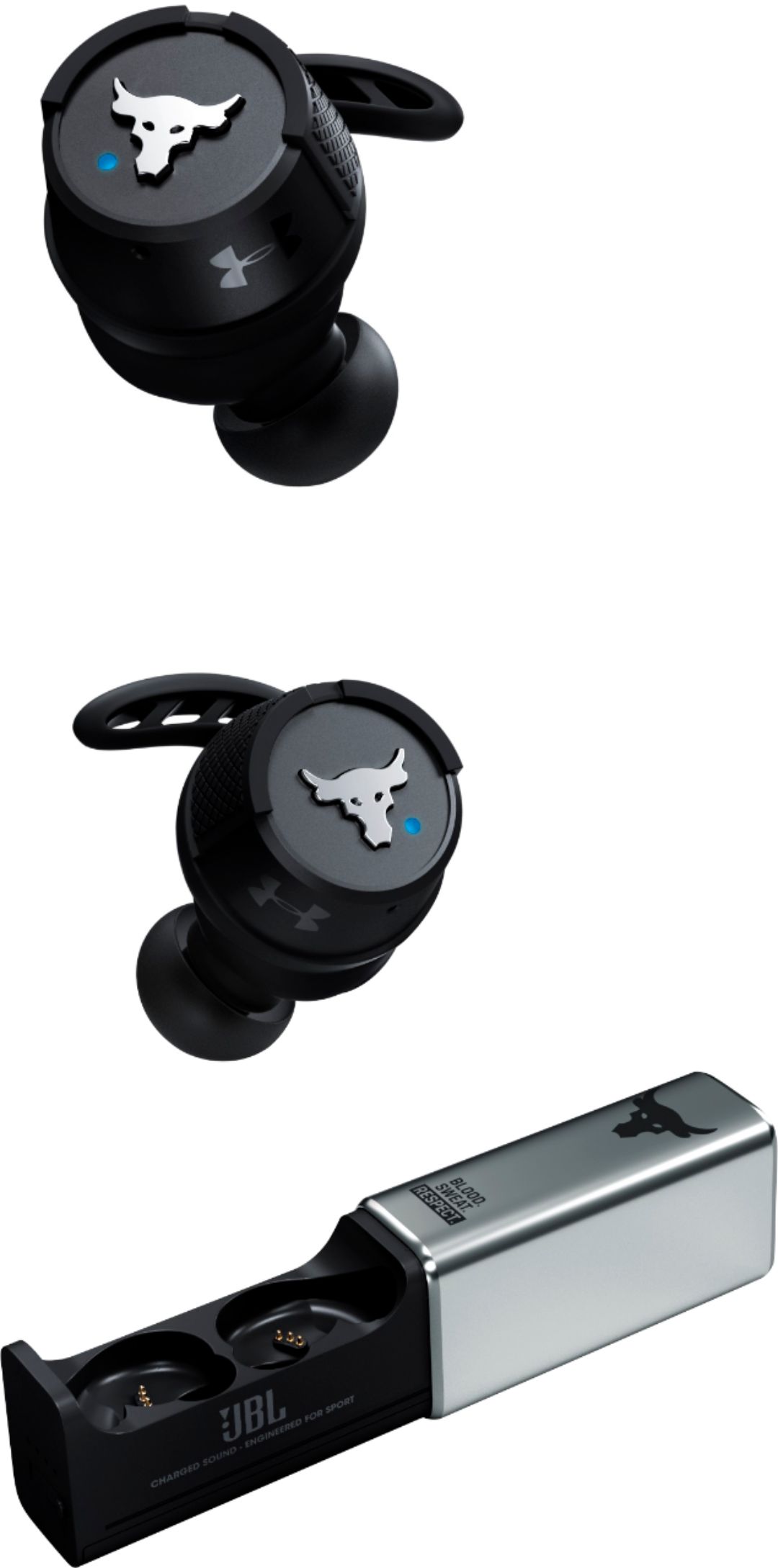 JBL - Under Armour Project Rock True Wireless X Sport In-Ear Headphones @ Bestbuy $100 $99.99