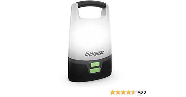 Energizer Vision LED Camping Lantern, Rechargeable Battery Powered Lantern, Water Resistant Emergency Light - $13.18