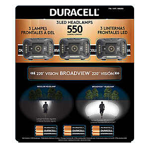 Duracell headlamp deals