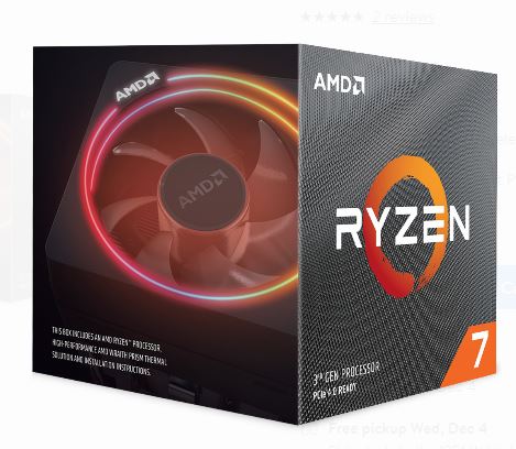 AMD Ryzen 7 3700X 8C/16T $299.99 + "The Outer World" OR "Borderlands 3" + 3 months XBOX Game Pass + Free Shipping