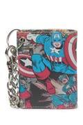 Marvel Captain America Men's Chain Leather Wallet $7 & More + Free Store Pickup at Nordstrom Rack