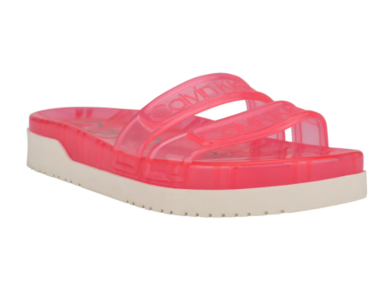 Calvin Klein Tobi Jelly Slide (Pink) $14 + Free Store Pickup on $29+ at Nordstrom Rack