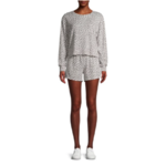 2-Pc Catherine Malandrino Juniors French Terry Sweatshirt and Lounge Shorts (various) $17 + Free Shipping on $25+ or F/S with Walmart+