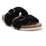 Indigo RD Sally Faux Fur Women's Sandals (Black) $9.80 &amp; More + Free Store Pickup at Nordstrom Rack