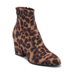 Women's Boots: Marc Fisher Block Heel Stretch Bootie (Red or Leopard) $24 &amp; More + Free Store Pickup