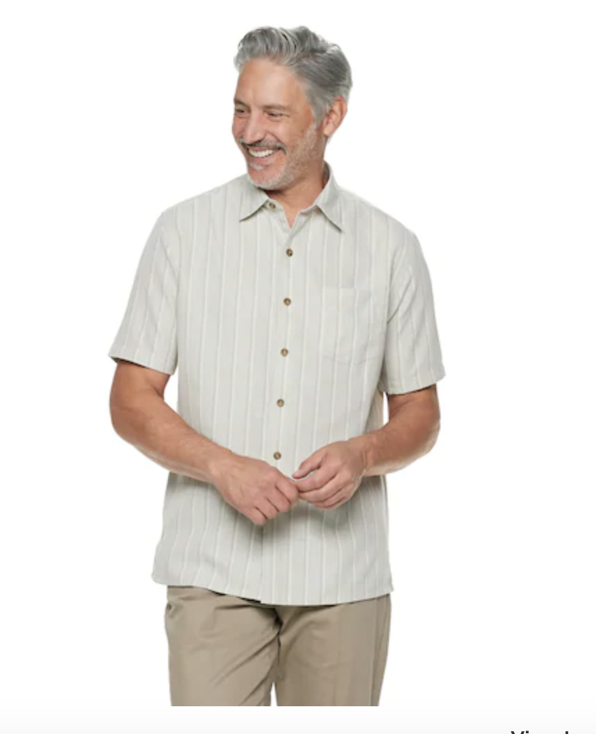 Croft & Barrow Mens' up to 80% Off: Fit Microfiber Button Down Shirt $6.12, Classic Fit Easy Care Pique Performance Polo $6.80 & More + Free Shipping w/$25+ at Kohl's