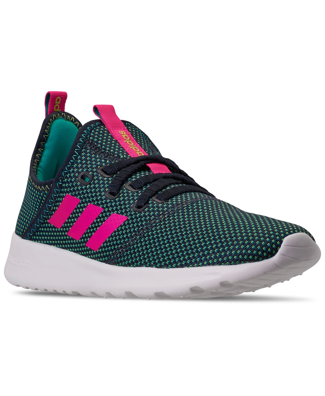 Adidas Women S Cloudfoam Pure Running Shoes Legend Ink