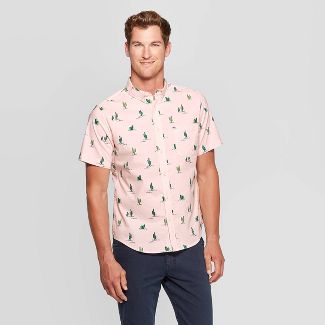 Goodfellow Co Men S Printed Standard Fit Button Down Shirt 12