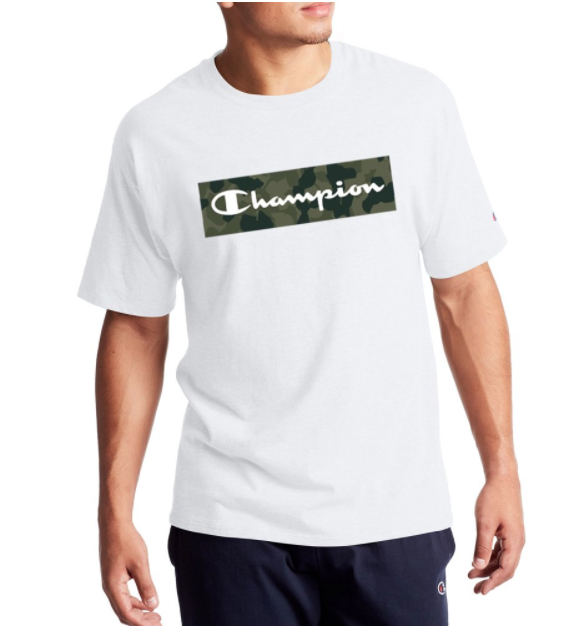Champion Men's Classic Script Camo Graphic T-Shirt (Various) $10 + Free S/H $35+