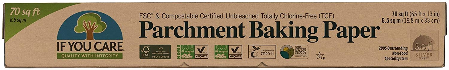 70-Sq.Ft If You Care Parchment Baking Paper $4.12 + Free Shipping w/ Prime or on $25+