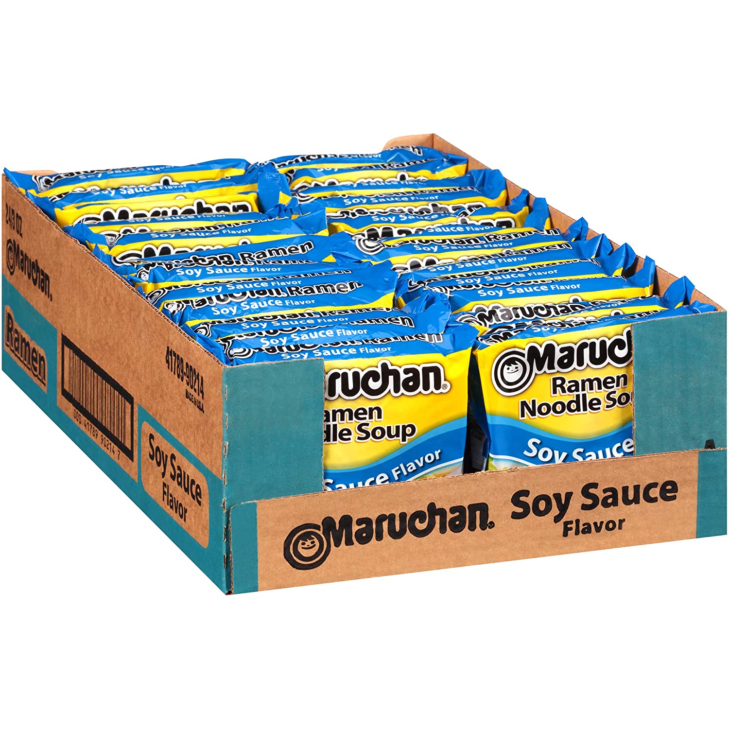 24-Pack 3-Oz Maruchan Ramen Noodles (Soy Sauce) $4.10 w/ S&S + Free Shipping w/ Prime or on $25+