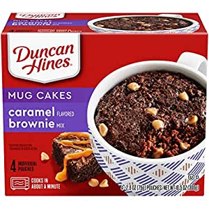 4-Count 2.6-Oz Duncan Hines Mug Cakes (Caramel Flavored Brownie Mix) $1.67 w/ S&S + Free Shipping w/ Prime or on $25+