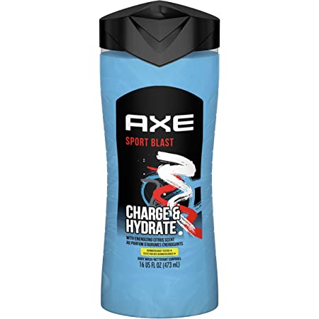 16-Oz Axe Sport Blast 2-in-1 Body Wash + Shampoo (Clean + Recharged) $2.56 w/ S&S + Free Shipping w/ Prime or on $25+