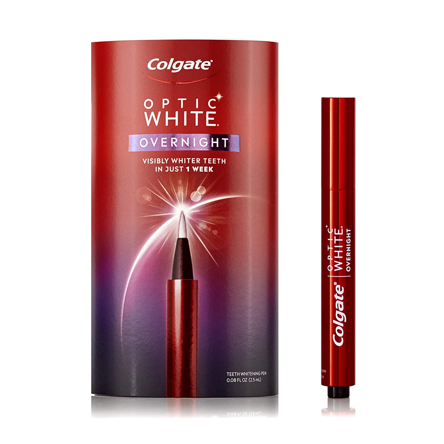 Prime Members: 0.08-Oz Colgate Optic White Overnight Teeth Whitening Pen $9.99 w/ S&S + Free Shipping