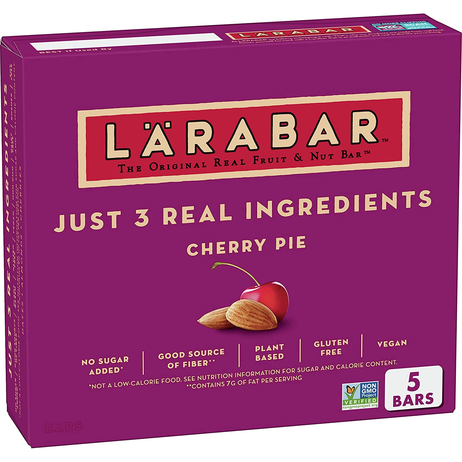 8-Pack 5-Count 1.6-Oz Larabar Gluten Free Bar (Cherry Pie) $22.79 w/ S&S + Free Shipping w/ Prime or on $25+