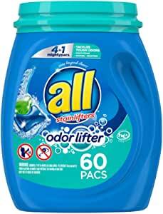 60-Count All Mighty 4-in-1 Laundry Detergent Pacs (Odor Lifter) $6.21 w/ S&S + Free Shipping w/ Prime or on $25+