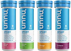 4-Tubes Nuun Hydration Electrolyte Drink Tablets (40 Servings, Citrus/Berry) $14.23 w/ S&S + Free Shipping w/ Prime or $25+