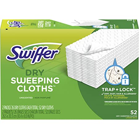 52-Ct Swiffer Dry Mop Sweeping Refill Pads $7.79 & More w/ S&S + Free Shipping w/ Prime or on $25+
