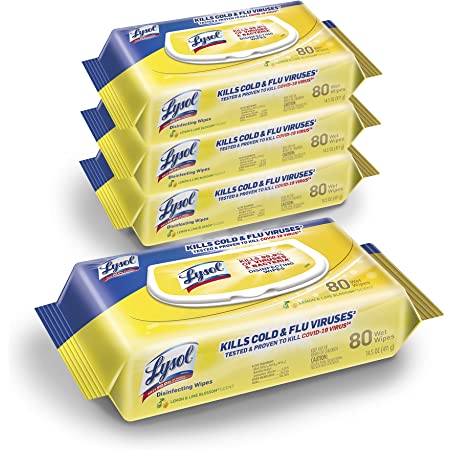 320-Ct Lysol Disinfectant Handi-Pack Wipes $9.97 w/ S&S + Free Shipping w/ Prime or $25+