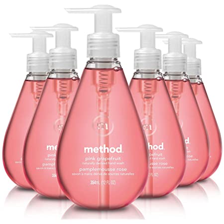 6-Pack 12-Oz Method Gel  Hand Soap (Pink Grapefruit) $9.48 w/ S&S + Free Shipping w/ Prime or on $25+