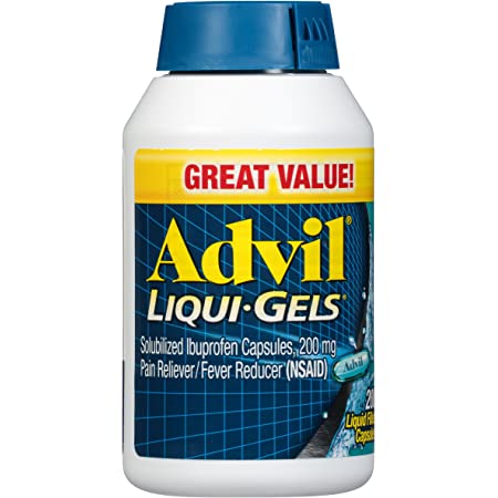 Select Amazon Accounts: 200-Ct Advil Pain Reliever and Fever Reducer Liqui-Gels $8.99 w/ S&S + Free Shipping w/ Prime or on $25+