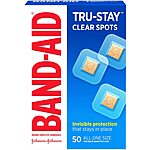 50-Count Band-Aid Tru-Stay Clear Spot Bandages (All One Size) $1.45 w/ Subscribe &amp; Save