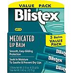 3-Pack 0.15-Oz Blistex Medicated SPF 15 Lip Balm $2.15 w/ Subscribe &amp; Save
