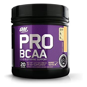 20-Servings Optimum Nutrition Pro BCAA Powder with Glutamine (Peach Mango) $7.09 w/ S&S + Free S&H
