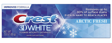 3oz Crest 3d White Whitening Toothpaste Radiant Mint Or Arctic