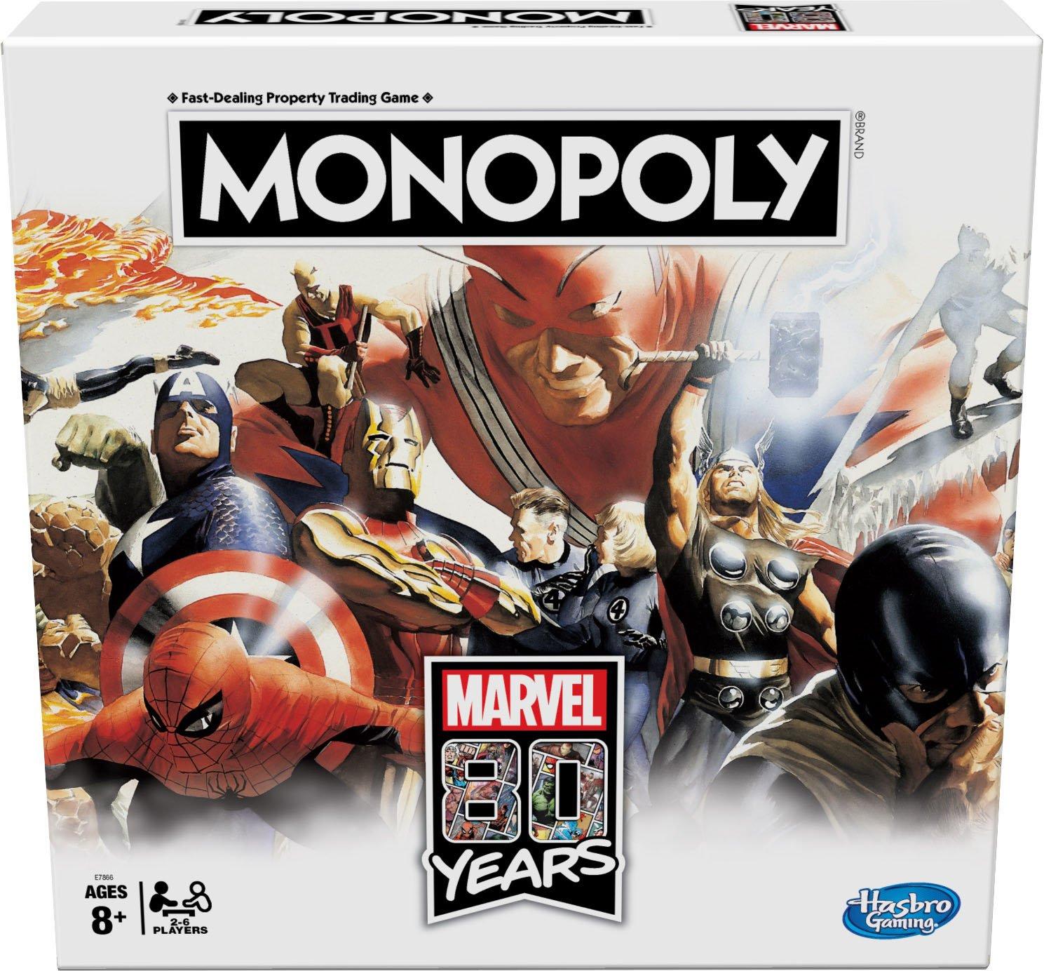 Monopoly Marvel 80 Years Edition Board Game