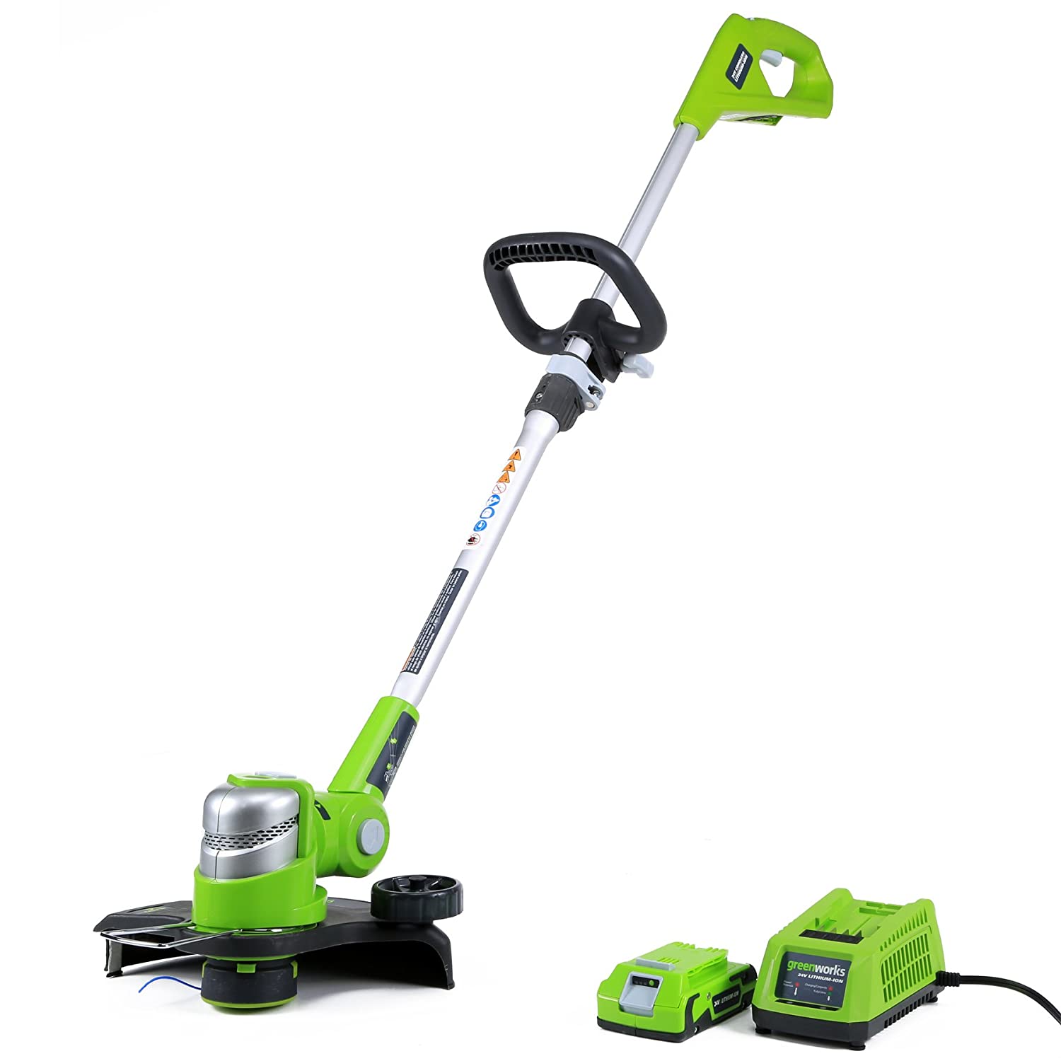 Greenworks 12-Inch 24V Cordless String Trimmer/Edger w/ 2.0Ah Battery $69.55 + Free Shipping