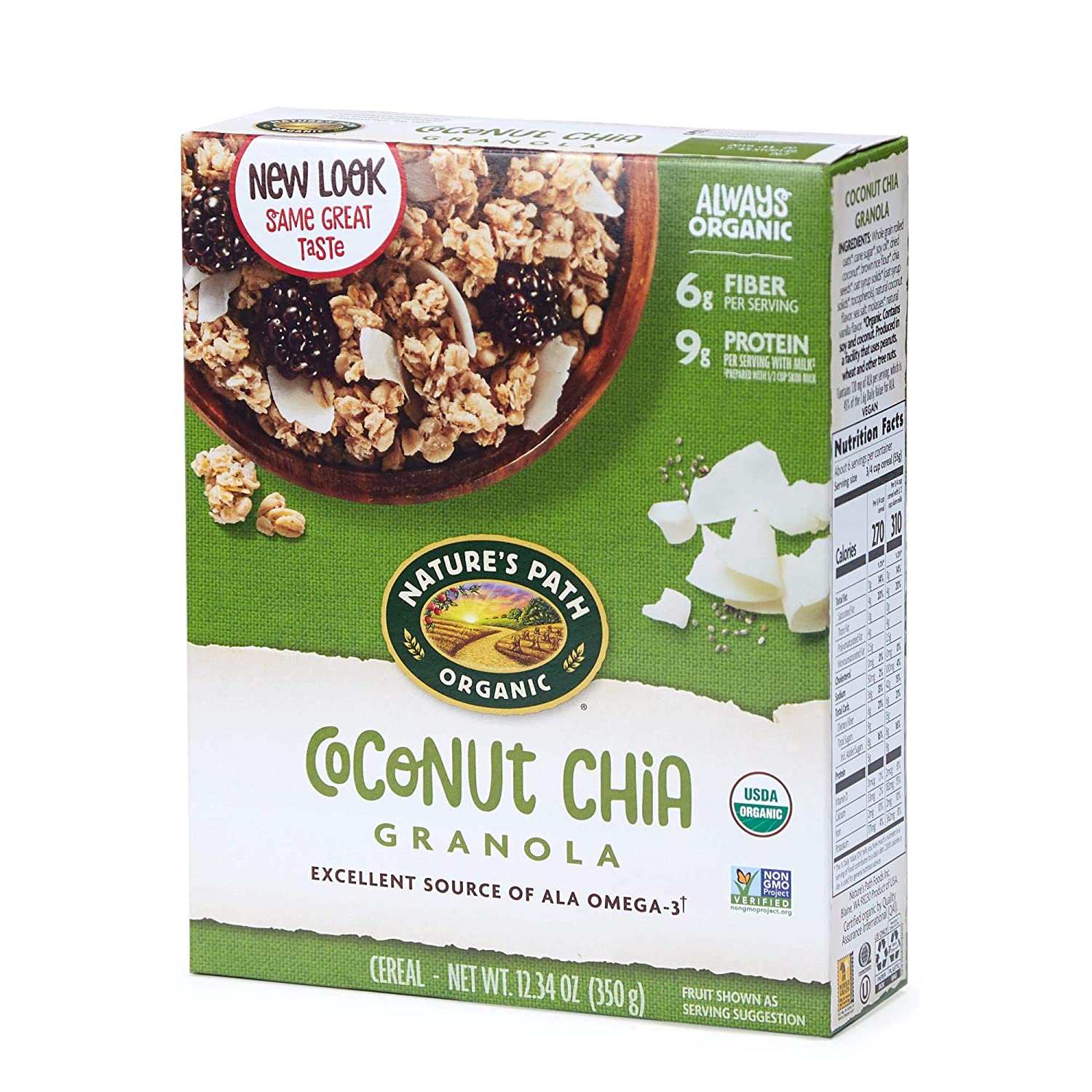 12.34-Oz Nature's Path Organic Granola (Coconut Chia) $2.32 w/ S&S + Free Shipping w/ Prime or on $25+