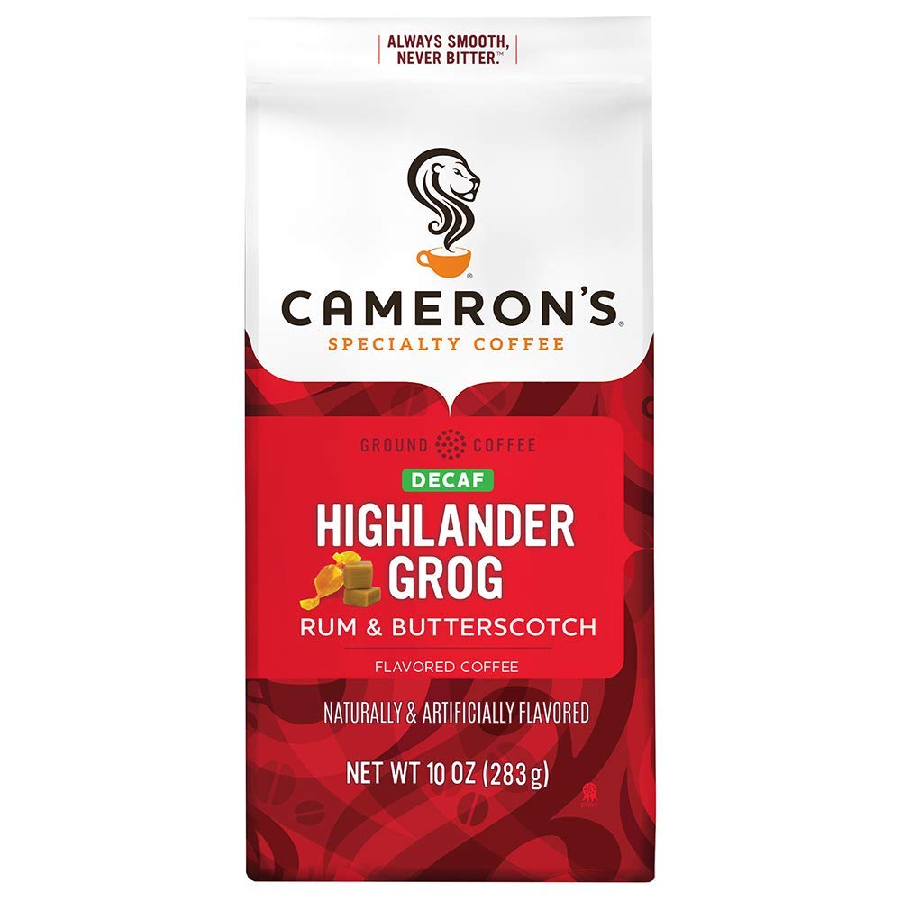 10-Oz Cameron's Coffee Roasted Ground Coffee (Decaf Highlander Grog) $3.31 w/ S&S + Free Shipping w/ Prime or on $25+