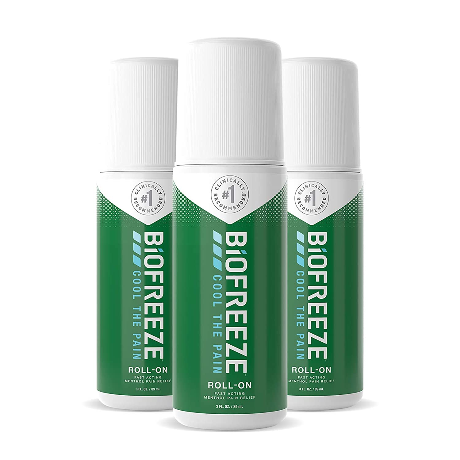 3-Pack 3-Oz Biofreeze Pain Relief Roll-On $14.31 & More + Free Shipping w/ Prime or on $25+