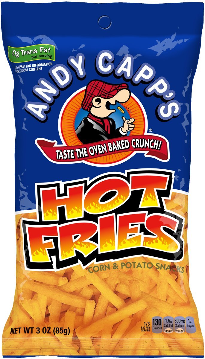 7-Pack 3-Oz Andy Capp's Hot Fries $4.85 w/ S&S + Free Shipping w/ Prime or on $25+