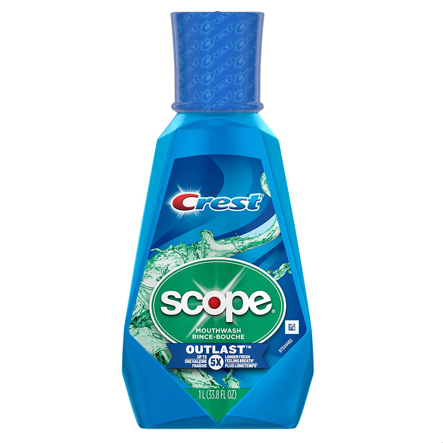33.8-Oz Crest Scope Outlast Mouthwash (Peppermint) $2.85 w/ S&S + Free Shipping w/ Prime or $25+