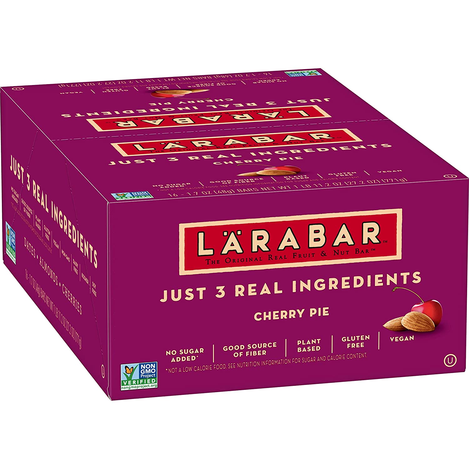 16-Ct 1.7-Oz Larabar Fruit and Nut Bar (Cherry Pie) $8.87 w/ S&S + Free Shipping w/ Prime or on $25+