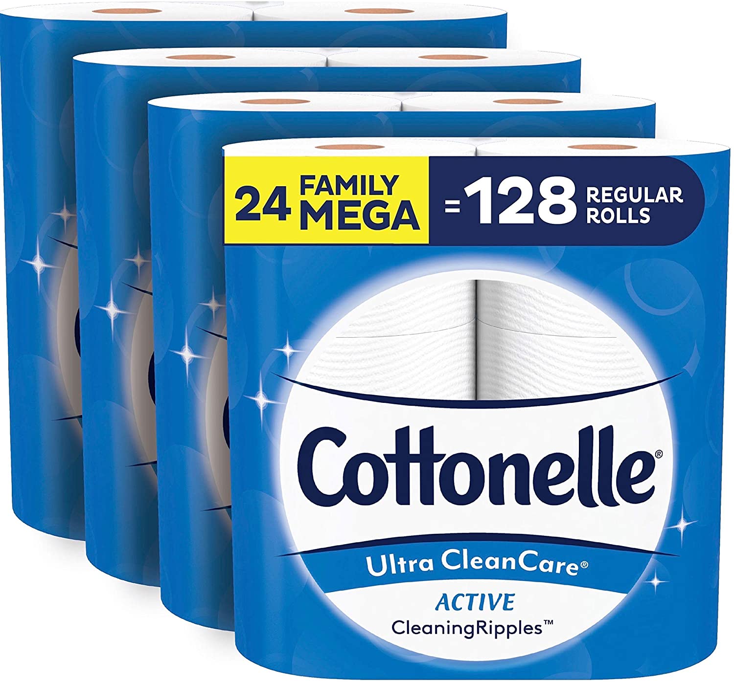 24-Ct Cottonelle Family Mega Rolls Toilet Paper (Ultra CleanCare) $21.67 w/ S&S + Free Shipping w/ Prime or on $25+