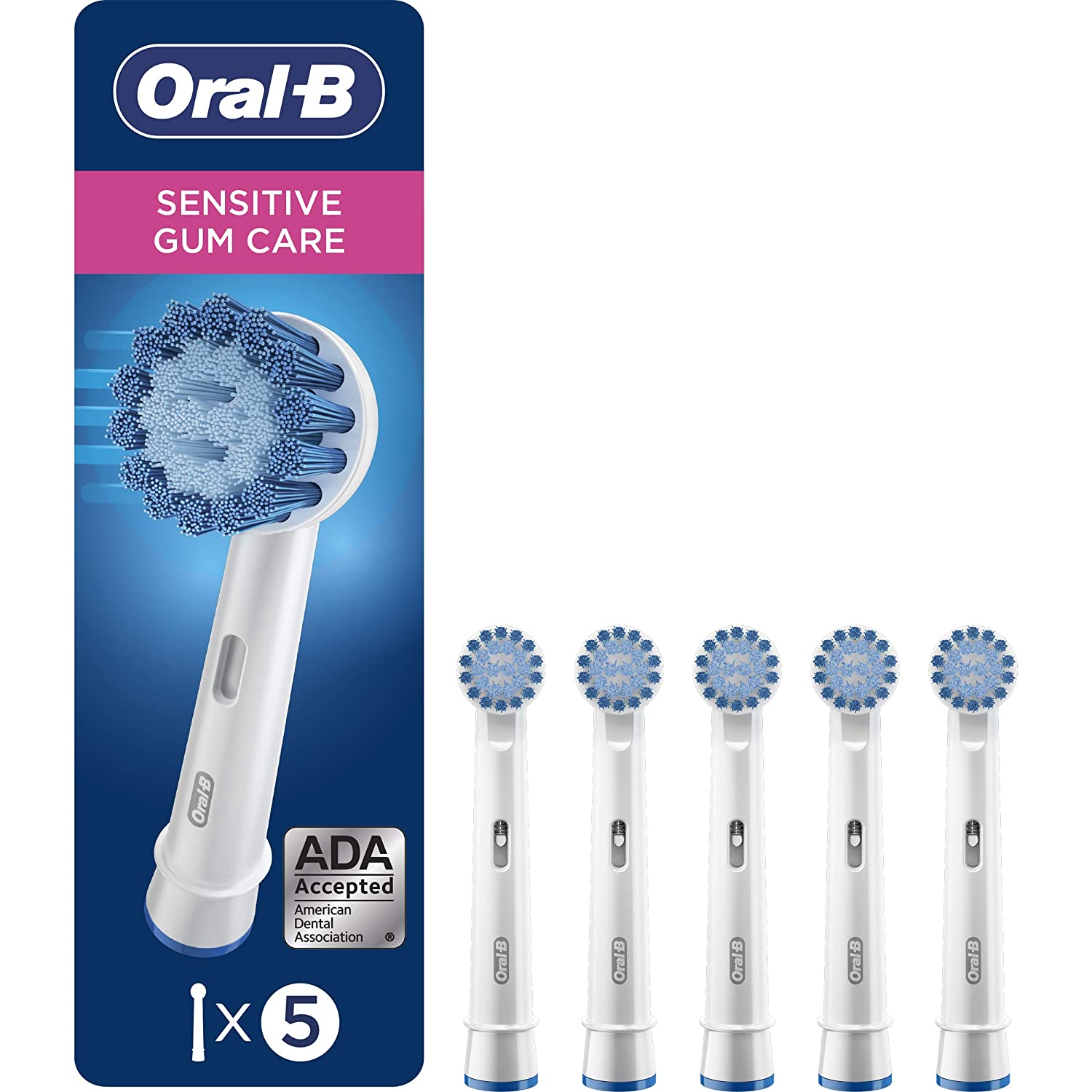 5-Ct Oral-B  Replacement Electric Toothbrush Heads (Gum Care or FlossAction) $23.35 w/ S&S + Free Shipping