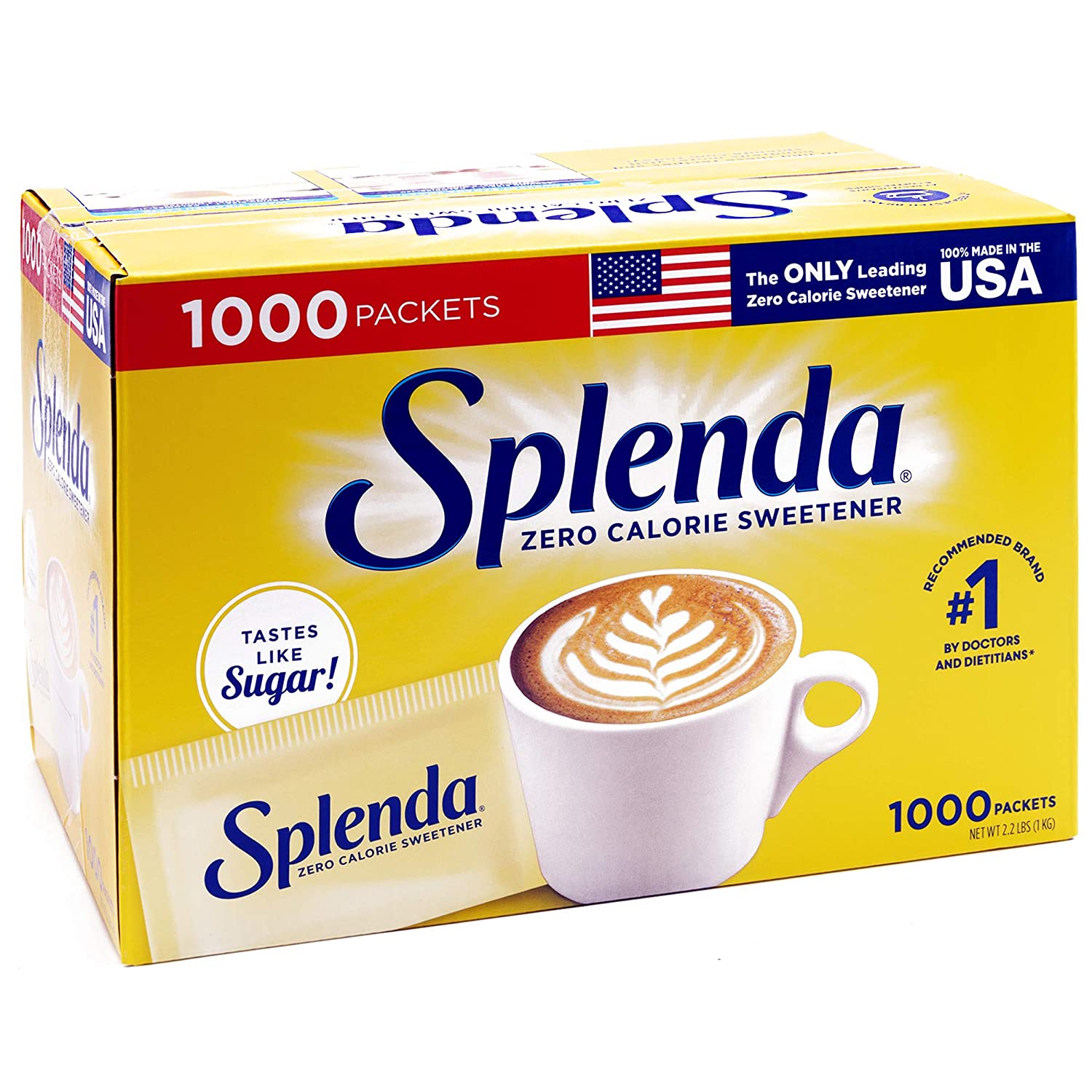 *Back* 1000-Count Splenda No Calorie Sweetener Individual Packets $12.44 + Free Shipping w/ Prime or on $25+