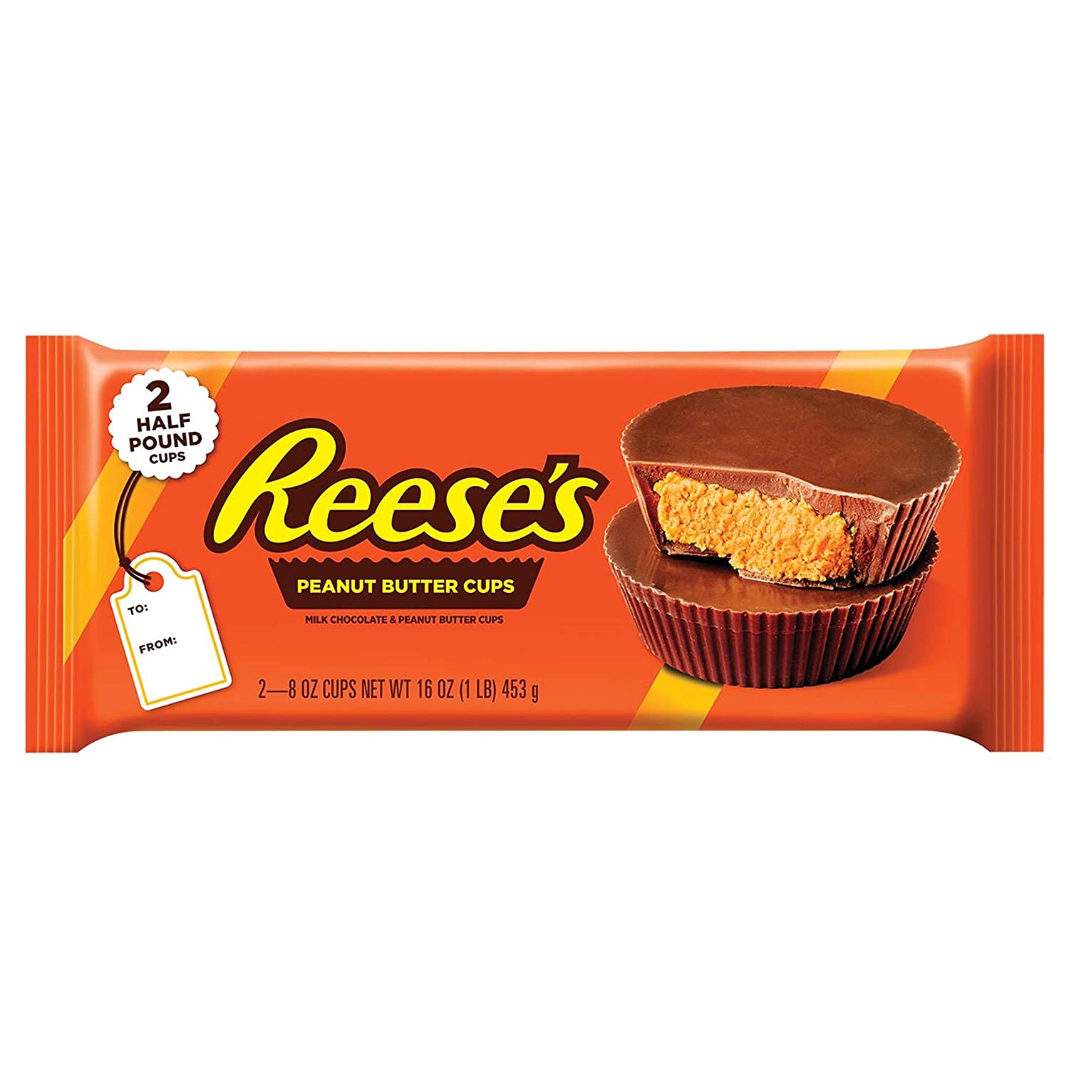 1-Lb Reese's Peanut Butter Giant Cups (2x 8oz) $4.12 & More + Free Shipping w/ Prime or on $25+