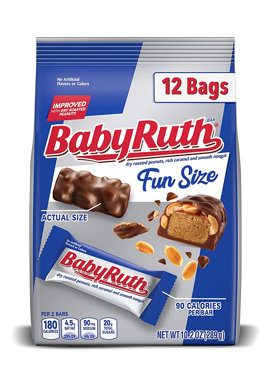 12-Pack 10.2-Oz Baby Ruth Fun Size Chocolate-y Candy Bars $18.30 ($1.53 each) + Free Shipping w/ Prime or $25+