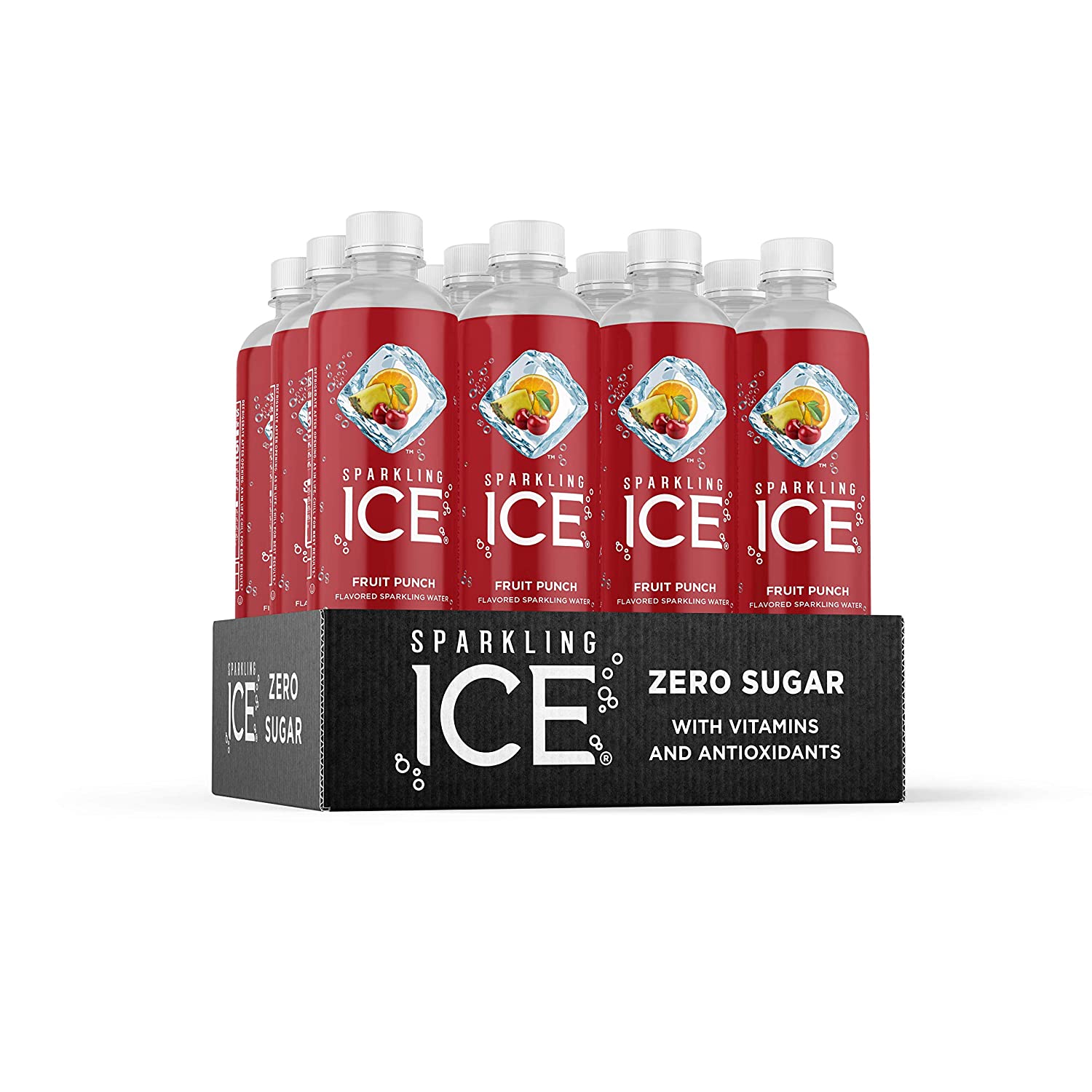 12-Pack 17-Oz Sparkling Ice Sparkling Water (Fruit Punch) $7.50 + Free Shipping w/ Prime or $25+